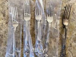 Alvin Sterling Chateau Rose sterling flatware set 29 piece set in plastic w box