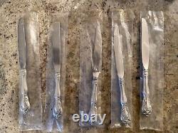 Alvin Sterling Chateau Rose sterling flatware set 29 piece set in plastic w box