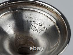 Alvin Sterling Cordial Stems Shot Glasses Set of 4 S247