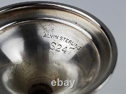 Alvin Sterling Cordial Stems Shot Glasses Set of 4 S247