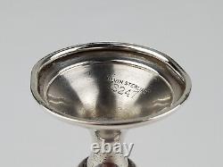 Alvin Sterling Cordial Stems Shot Glasses Set of 4 S247