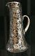 Alvin Sterling Fine Silver Overlay On Crystal Pitcher /decanter Circa 1900
