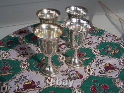 Alvin Sterling Goblets (S249) Set of Four