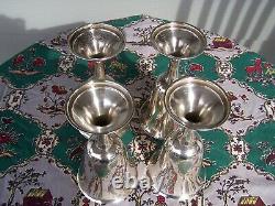 Alvin Sterling Goblets (S249) Set of Four