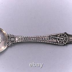 Alvin Sterling Leads the Leaders Waltham Mfg Orient Bicycles Advertising Spoon