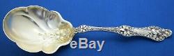 Alvin Sterling Old Orange Blossom Berry Spoon (flowers in bowl) C 1905 NR