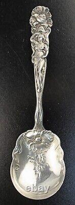 Alvin Sterling Raphael 7 3/8 Preserve Spoon Figural Nude Handle