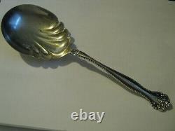 Alvin Sterling Silver 1900 RALEIGH Large 9 1/2 Berry Casserole Spoon, No Mono