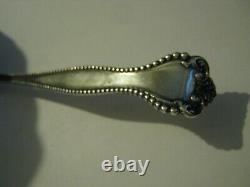 Alvin Sterling Silver 1900 RALEIGH Large 9 1/2 Berry Casserole Spoon, No Mono