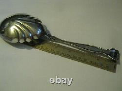 Alvin Sterling Silver 1900 RALEIGH Large 9 1/2 Berry Casserole Spoon, No Mono