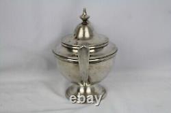 Alvin Sterling Silver 4 Piece Tea and Coffee Set with Sugar and Creamer S91