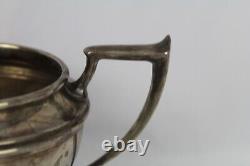 Alvin Sterling Silver 4 Piece Tea and Coffee Set with Sugar and Creamer S91