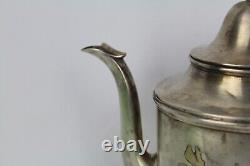 Alvin Sterling Silver 4 Piece Tea and Coffee Set with Sugar and Creamer S91