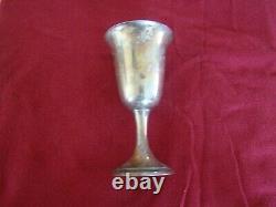 Alvin Sterling Silver 5249 Water Goblet 6 3/4 Free U. S. Shipping