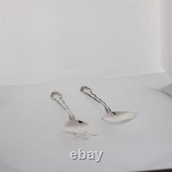 Alvin Sterling Silver 925 Salad Serving Set Fork Spoon French Scroll Vtg 53 171G