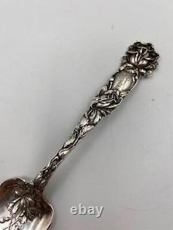 Alvin Sterling Silver BRIDAL ROSE Large Jelly Server rare shape early American