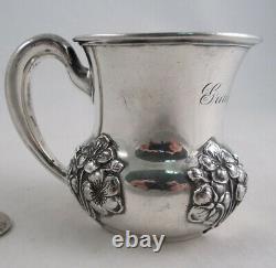 Alvin Sterling Silver Baby Cup Art Nouveau