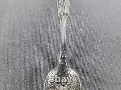 Alvin Sterling Silver Battle of Gettysburg 1863 Union Soldier Souvenir Spoon