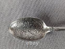 Alvin Sterling Silver Battle of Gettysburg 1863 Union Soldier Souvenir Spoon