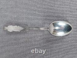 Alvin Sterling Silver Battle of Gettysburg 1863 Union Soldier Souvenir Spoon