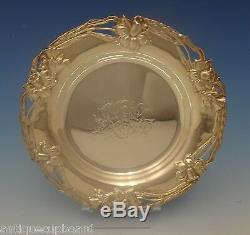 Alvin Sterling Silver Bread & Butter Plate Art Nouveau Daffodil (#0267)