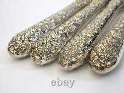 Alvin Sterling Silver Bridal Bouquet 4 Place Settings Forks Knives Spoons Salad