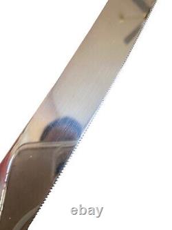 Alvin Sterling Silver Bridal Rose Bread Knife Vintage Floral