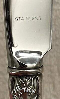 Alvin Sterling Silver CHATEAU ROSE 3 Piece Place Setting