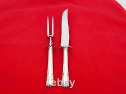 Alvin Sterling Silver Chapel Bells Massive Carving Set GS-42