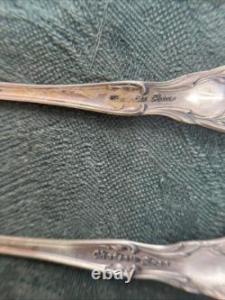 Alvin Sterling Silver Chateau Rose Pat 1940 a piece Of Fork, two Spoons 0,98 g