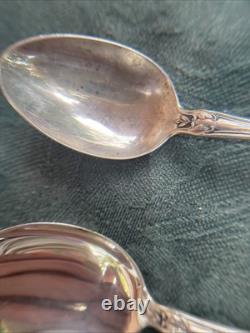 Alvin Sterling Silver Chateau Rose Pat 1940 a piece Of Fork, two Spoons 0,98 g