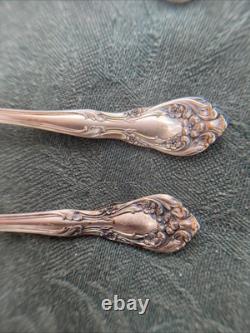 Alvin Sterling Silver Chateau Rose Pat 1940 a piece Of Fork, two Spoons 0,98 g