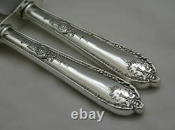 Alvin Sterling Silver Della Robbia 2 Piece Carving Set AJ-3