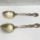 Alvin Sterling Silver French Scroll 9 Spoon 2pc 131.6g