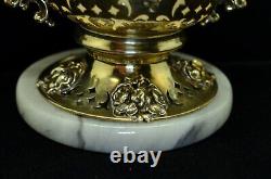 Alvin Sterling Silver Liners #2835 with Lenox Soup Dessert Porcelain Bowl
