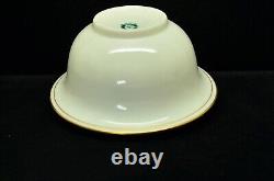 Alvin Sterling Silver Liners #2835 with Lenox Soup Dessert Porcelain Bowl