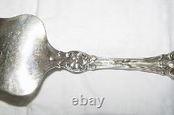 Alvin Sterling Silver Old Orange Blossom 9 Large Cold Meat Fork No Mon 1905