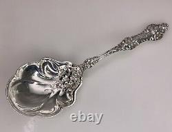 Alvin Sterling Silver Orange Blossom Casserole Serving Spoon 84894