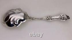 Alvin Sterling Silver Orange Blossom Casserole Serving Spoon 84894