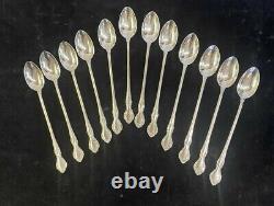 Alvin Sterling Silver Pirouette 67 Pcs service for 12 No Mono Excellent