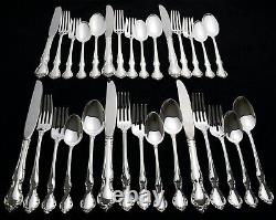 Alvin Sterling Silver Pirouette Flatware 30 pc Set No Monograms FREE SHIP