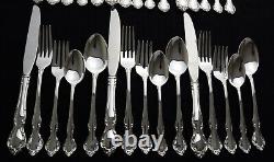 Alvin Sterling Silver Pirouette Flatware 30 pc Set No Monograms FREE SHIP