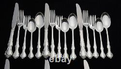 Alvin Sterling Silver Pirouette Flatware 30 pc Set No Monograms FREE SHIP