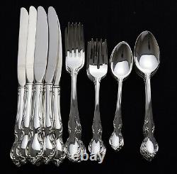 Alvin Sterling Silver Pirouette Flatware 30 pc Set No Monograms FREE SHIP