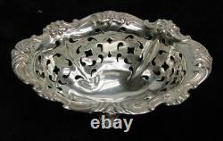 Alvin Sterling Silver Reticulated 8 Piece Nut Dishes #1070