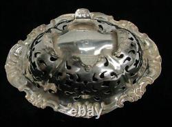 Alvin Sterling Silver Reticulated 8 Piece Nut Dishes #1070