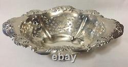 Alvin Sterling Silver Reticulated and Pierced Footed Bowl