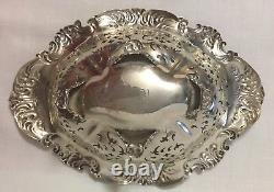 Alvin Sterling Silver Reticulated and Pierced Footed Bowl