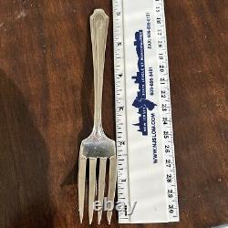 Alvin Sterling Silver Salad Forks Lorna Doone Pattern -12