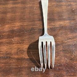 Alvin Sterling Silver Salad Forks Lorna Doone Pattern -12